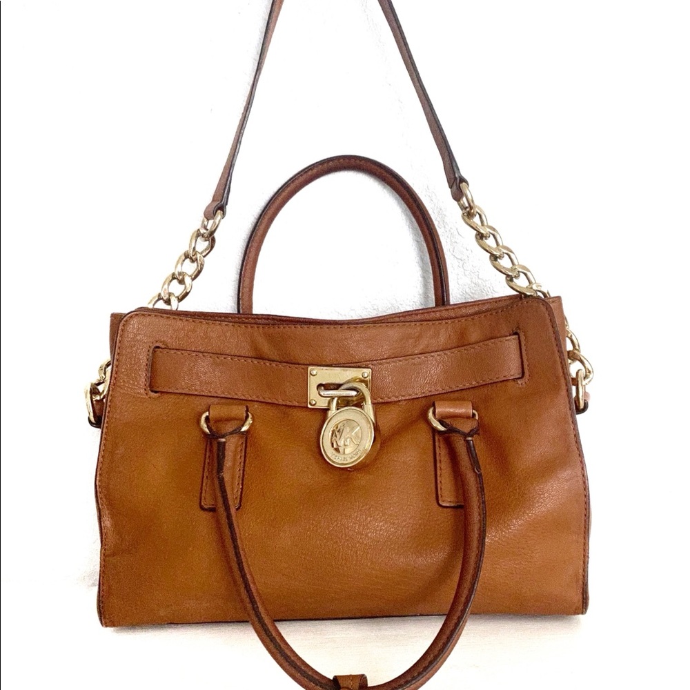 Michael Kors Hamilton Small Soft Leather Satchel